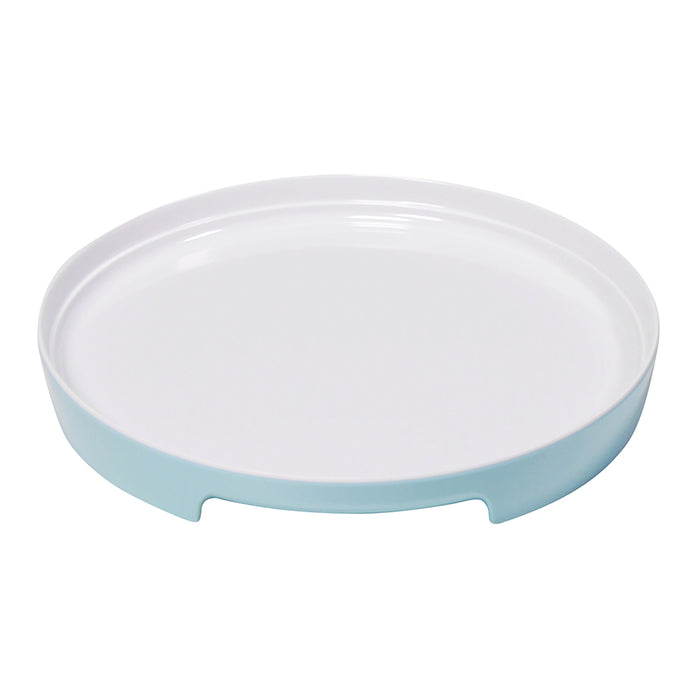 Blue/White Medium Melamine Oasis Plate 230x30mm