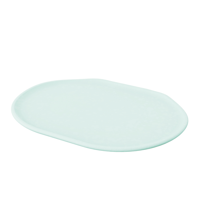 Mineral Aqua Melamine Crackle Platter 229mm x 305mm x 30mm