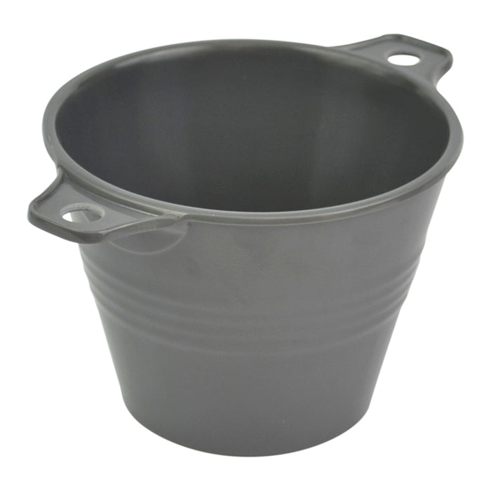 Grey Melamine Ranch Pot - 151x110x80mm - 400ml