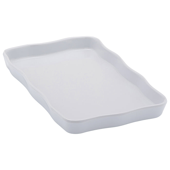 White Melamine Aalto Tray 203x132x20mm