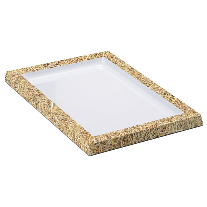 Hay/White Melamine Tray 280x210x21mm