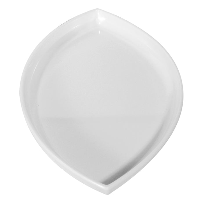 White Melamine Oval End Piece Platter 400x229x38mm