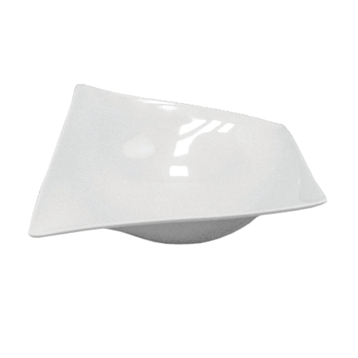 White Melamine Mezzo Dish w/sf 1.5L 230x230x100