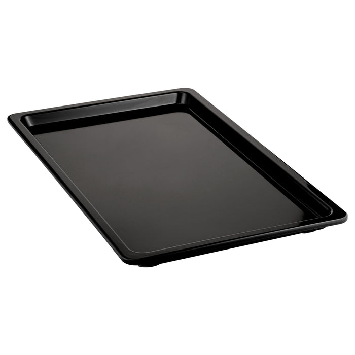 Black Melamine 1/1 Thin Rim GastroTray w/sf 2.1L