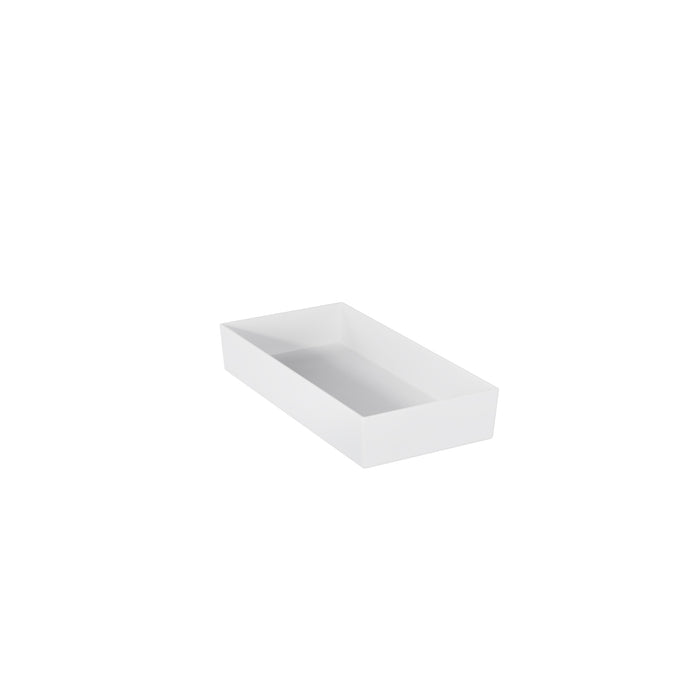 White Melamine Bento Box Square Inserts 125x120x40mm