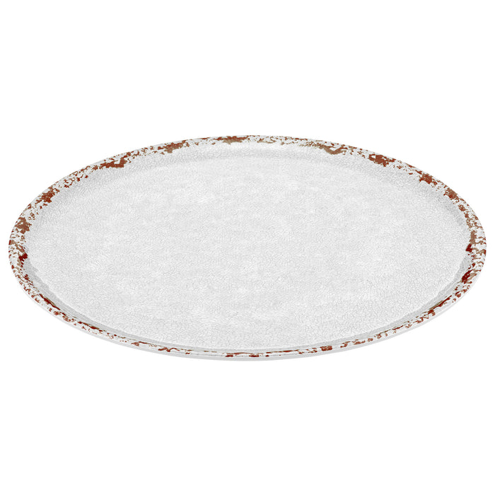 White Casablanca Melamine Platter 350x350x15mm