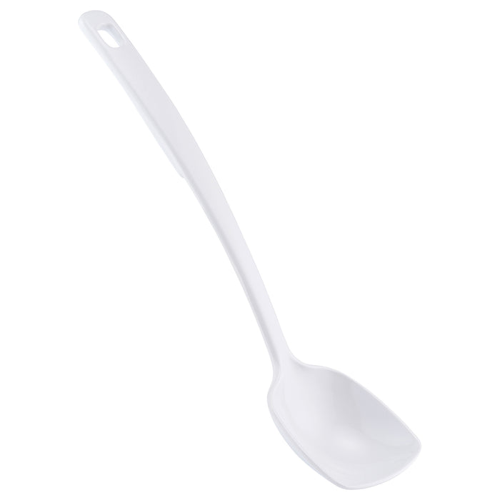 White Melamine Solid Spoon 310mm