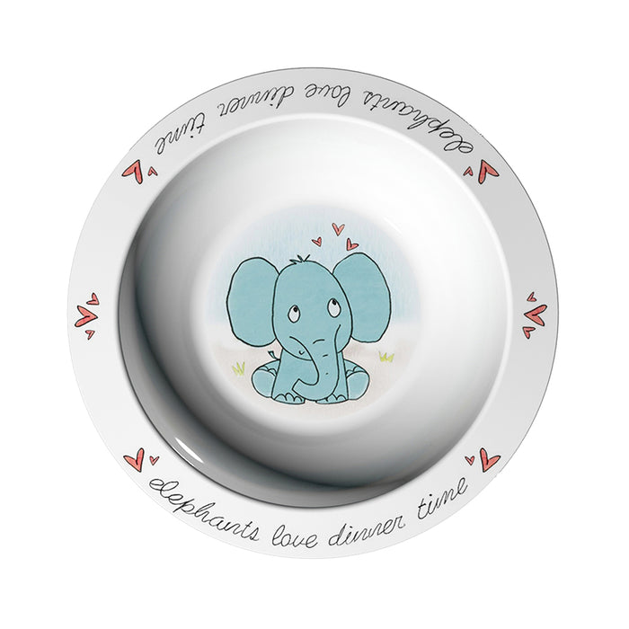 Elephant Baby Melamine Dish 160x40mm