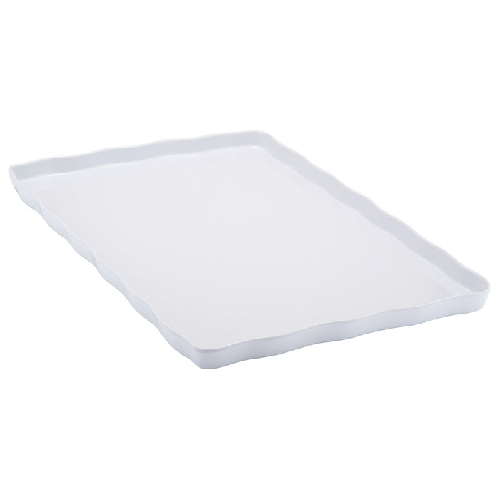 White Melamine Aalto Tray 413x273x20mm