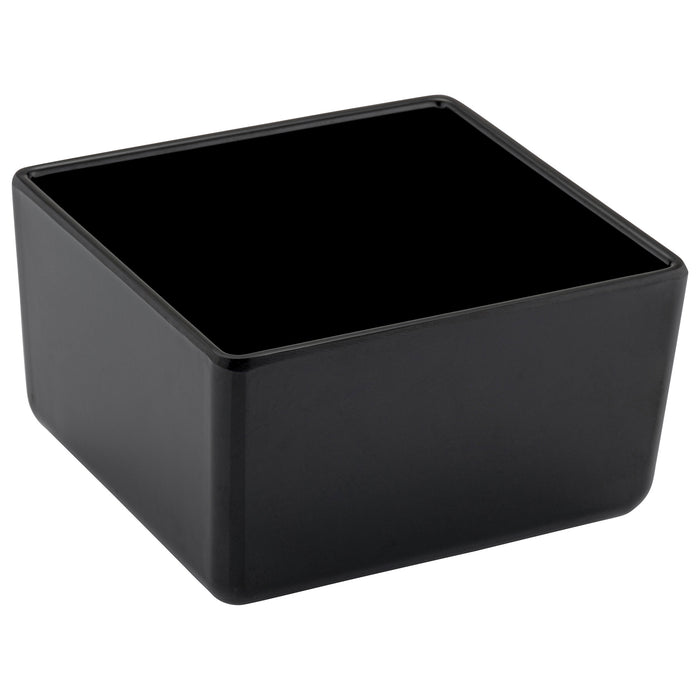 Black Melamine Chunky Crock 162x173x100mm 2L