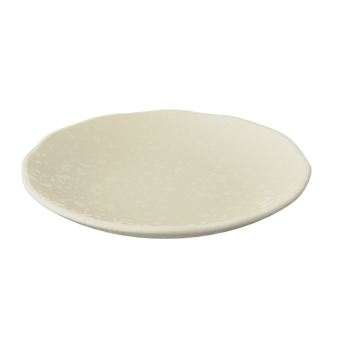 Mineral Blanche Melamine Crackle Plate 300x52mm