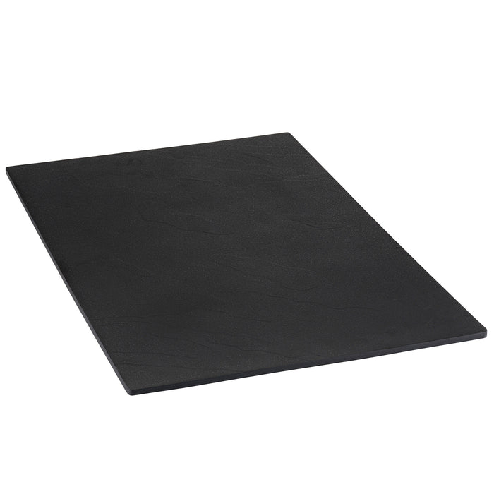 Black 1/1 Size Slate Effect Melamine Tray w/sf