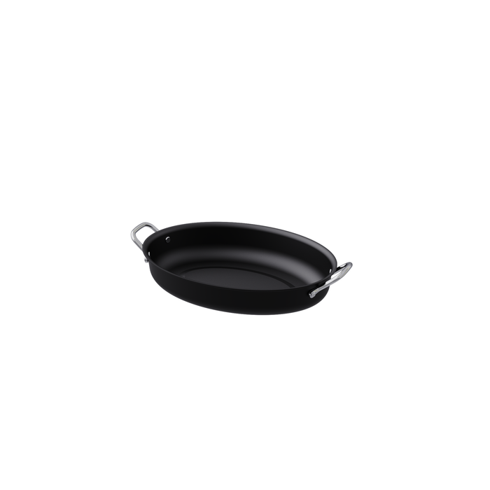 Ore Black Stainless Steel Oval