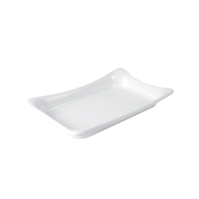 White Melamine 1/4 Fleur Crock Insert  0.7L