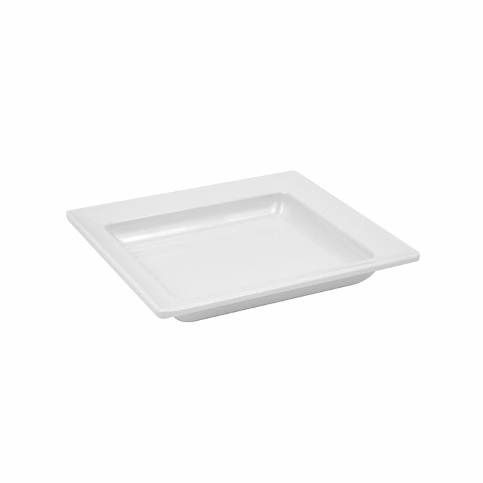 White 1/6 Size Melamine Classico Tray  250ml