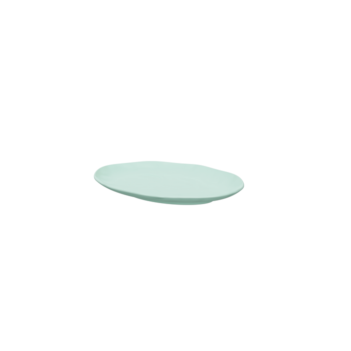 Aqua Pigment Melamine Oval Tray 280 x 210 x 30mm