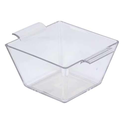 Clear Square SAN Finger Food Dish 75ml (144 Pack)