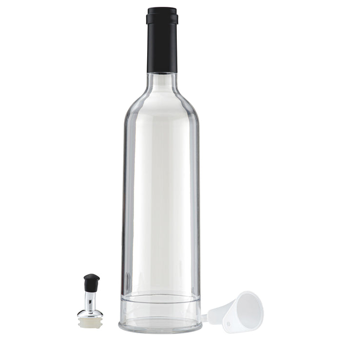 Clear Copolyester Oil Bottle w/Lid 75x295mm 700ml