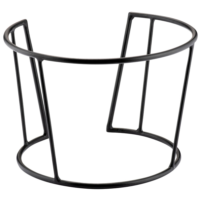 Black Mini Circular Buffet Stand 283x196x256