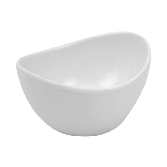 White Matt Melamine Reef Small Oval Dish  60ml