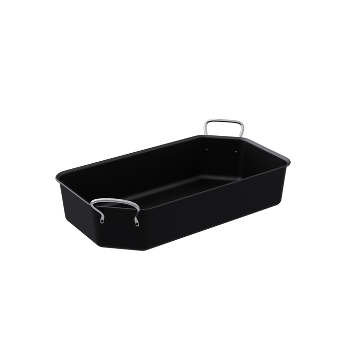 Ore Black Stainless Steel Greblon Crock 325x176x70mm