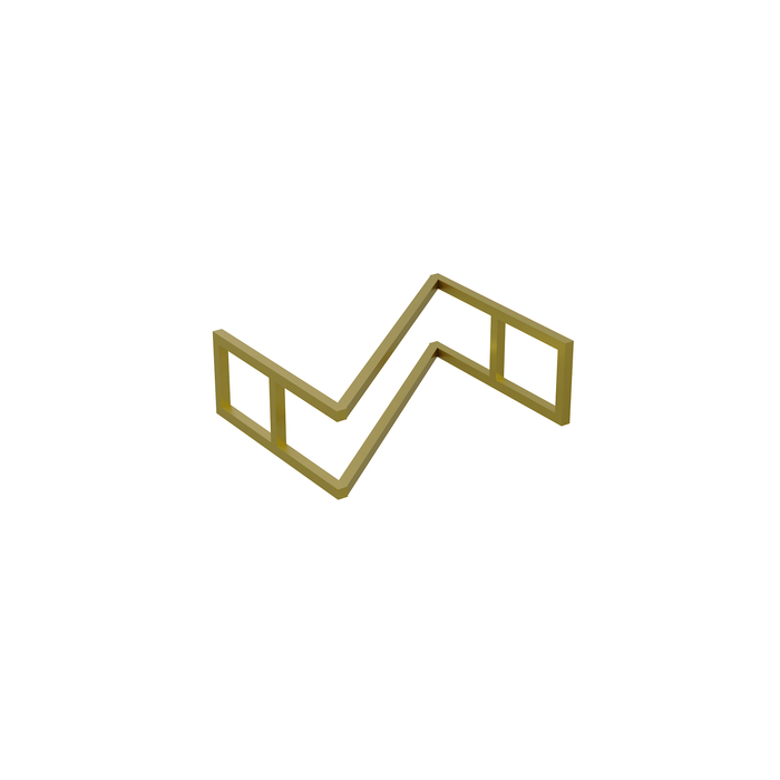 Z Stand Gold Stainless Steel GN1/2 310 x 248 x 400mm