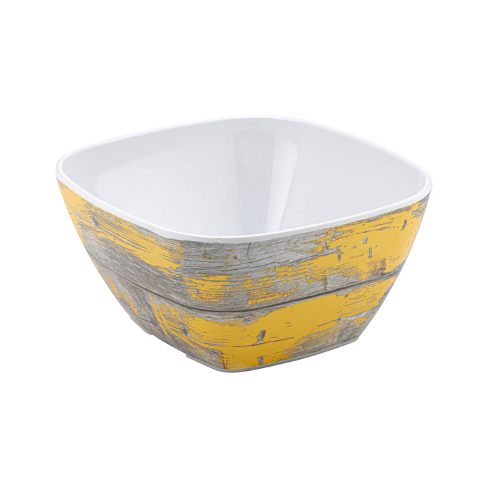 Rustic Yellow Tura Melamine 1/6 Size Crock 176x162x80mm 1L