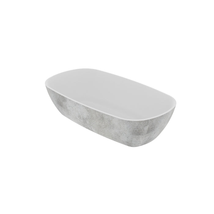 White Urban Melamine 1/6 Size Crock 176x162x80mm 1L