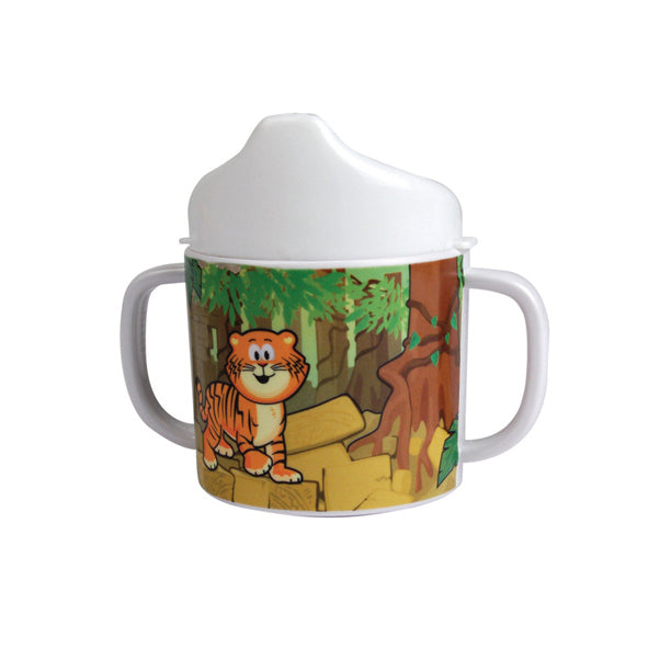 Tiger Melamine Double Handled cup 75x65mm 0.2L