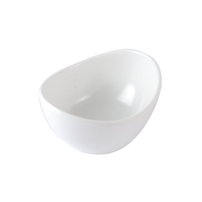 White Melamine Reef Small Oval Dish 60ml