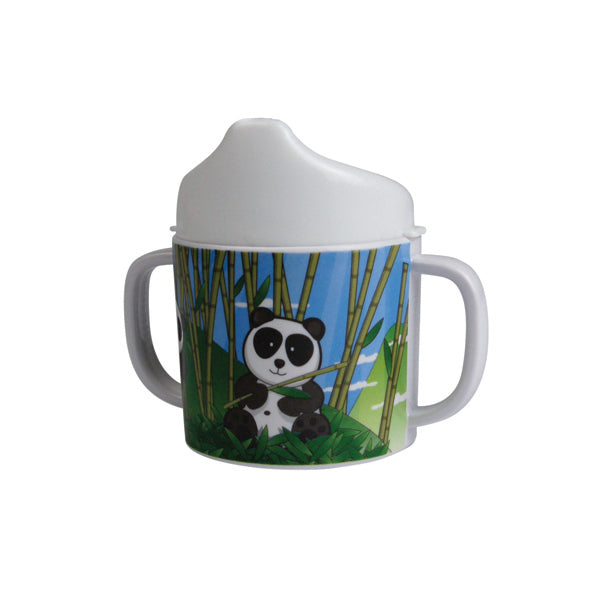 Panda Melamine Double Handled Cup  Beaker 0.2L