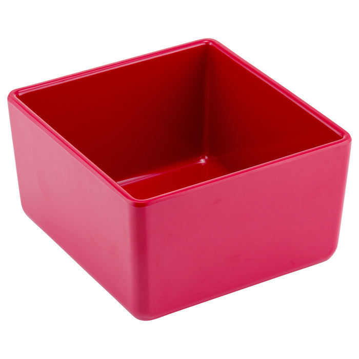 Red Melamine Chunky Crock 162x173x100mm 2L