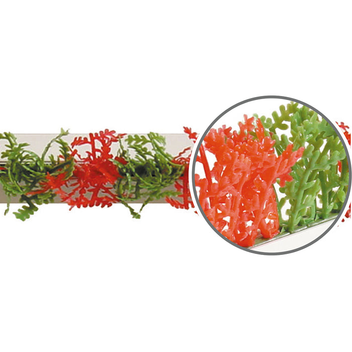 Red/Green Cypress Garnish White Base 250mm (12 Pack)