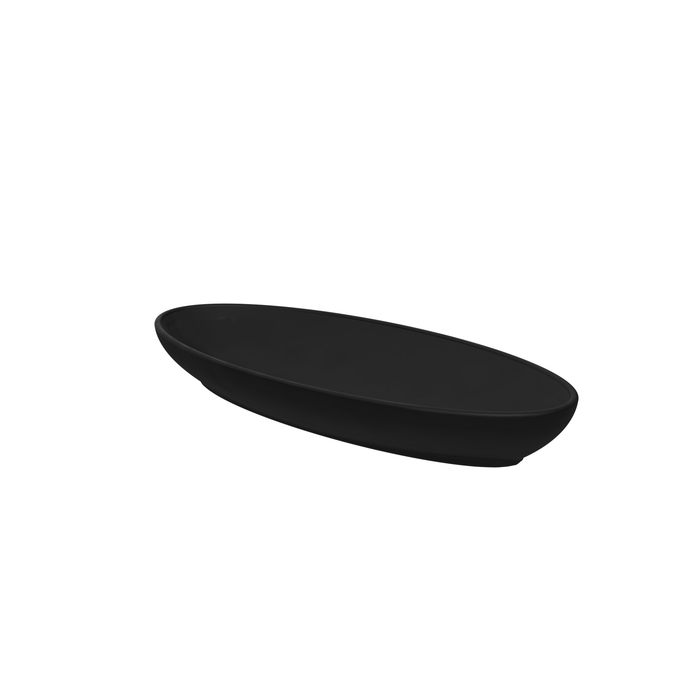 Pigment Noir Melamine Oval Dish