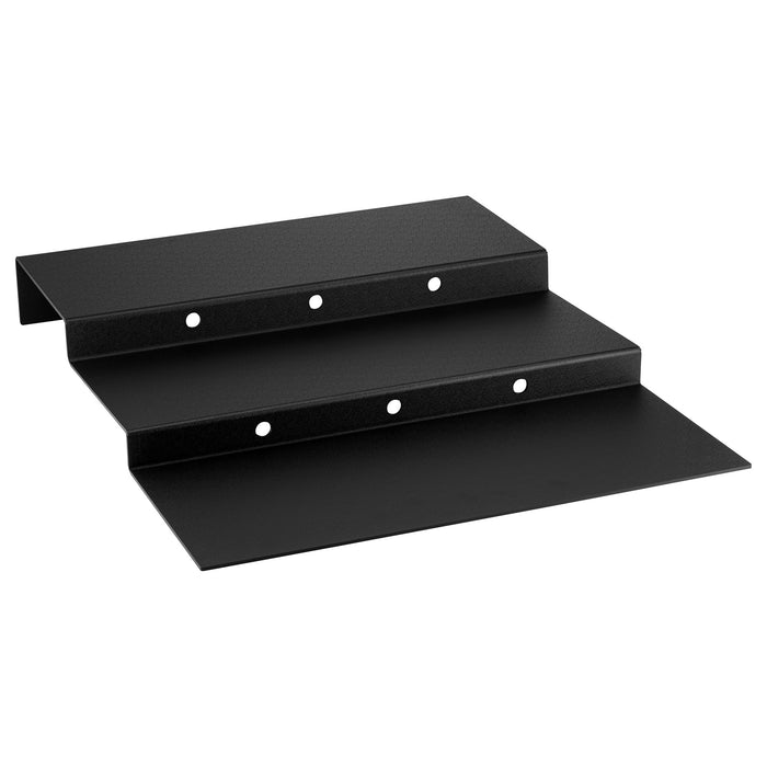 Black ABS Three Step Unit 795x600x90mm