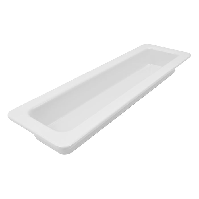 White Melamine 2/4 Gastro Dish w/sf  2L