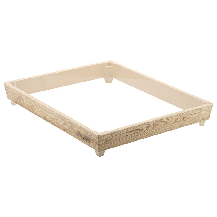 Black Melamine 1/2 Size frame Crate 345x285x49mm