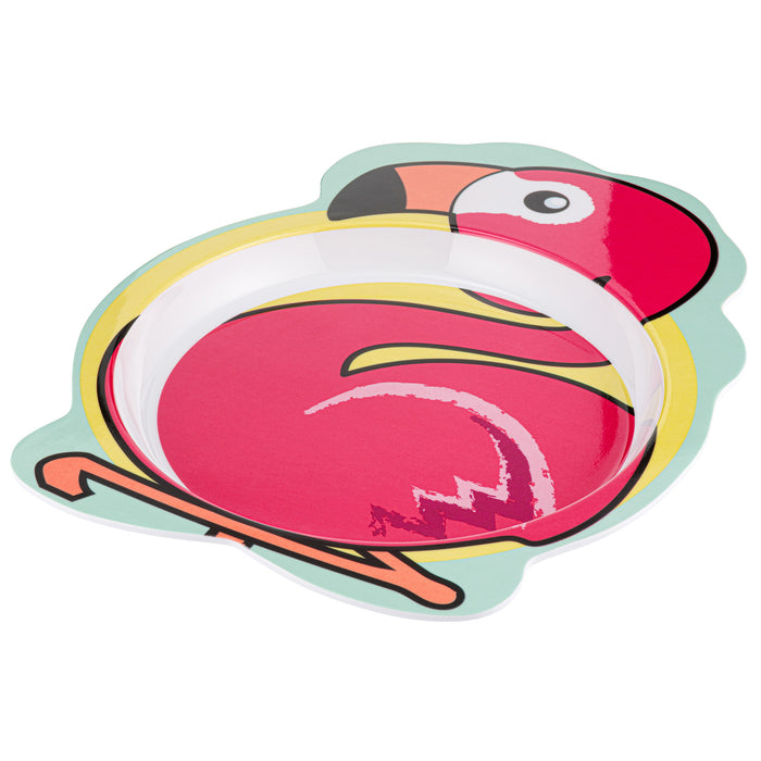 Flamingo Melamine Junior Plate 283x222x22mm