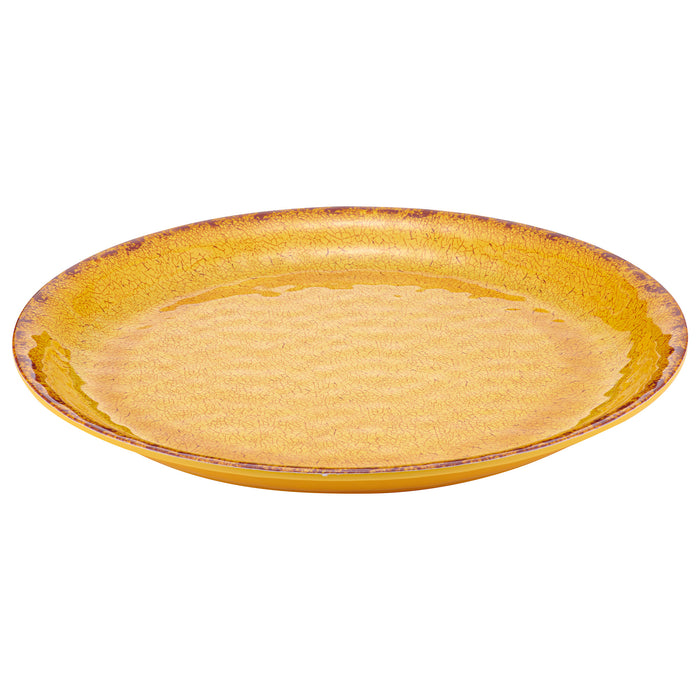 Orange Casablanca Melamine Dish 350x350x30mm