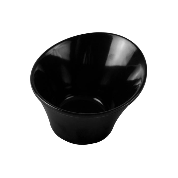 Black Melamine Reef Small Dish 94x90x64mm 120ml