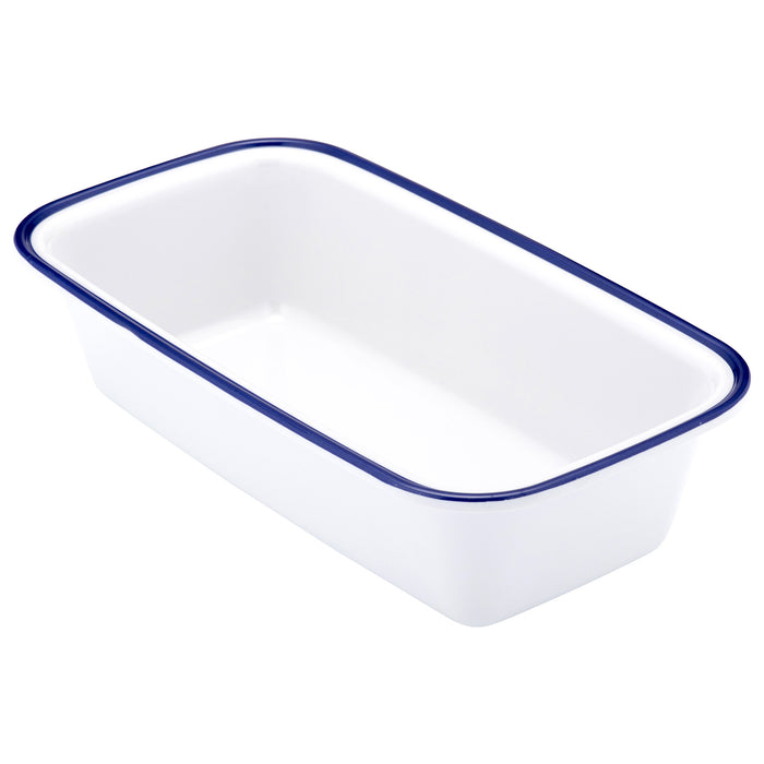 Blue Enamelware Melamine 1/3 Size Dish 2L