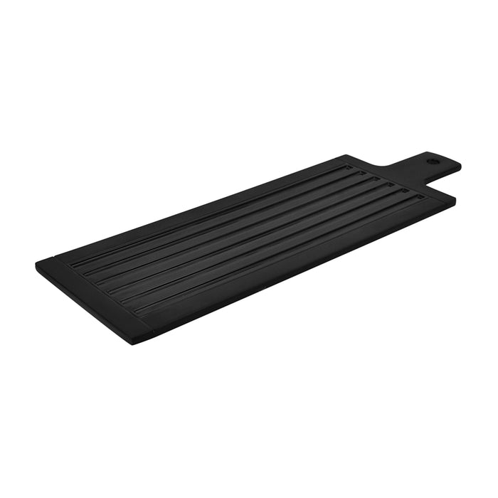 Black Melamine Stave Paddle Platter 360x120x10mm