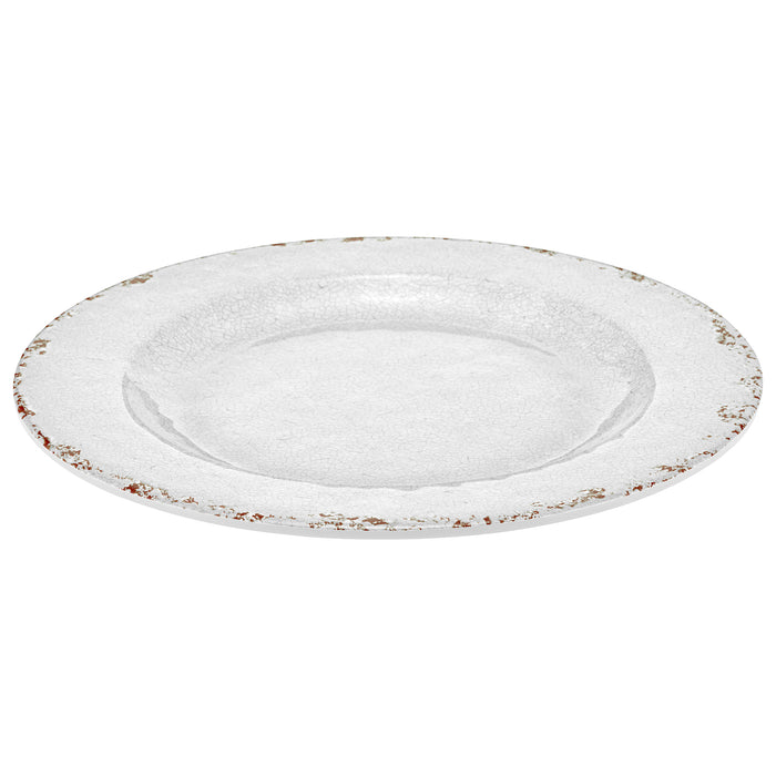 White Casablanca Melamine Plate 280x280x20mm