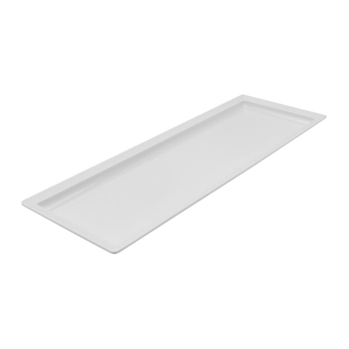 White Melamine Tray 580x210x30mm