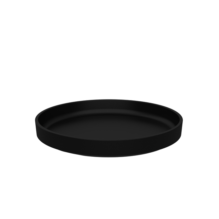 Black Matt Hoxton Melamine Plate 228x21mm