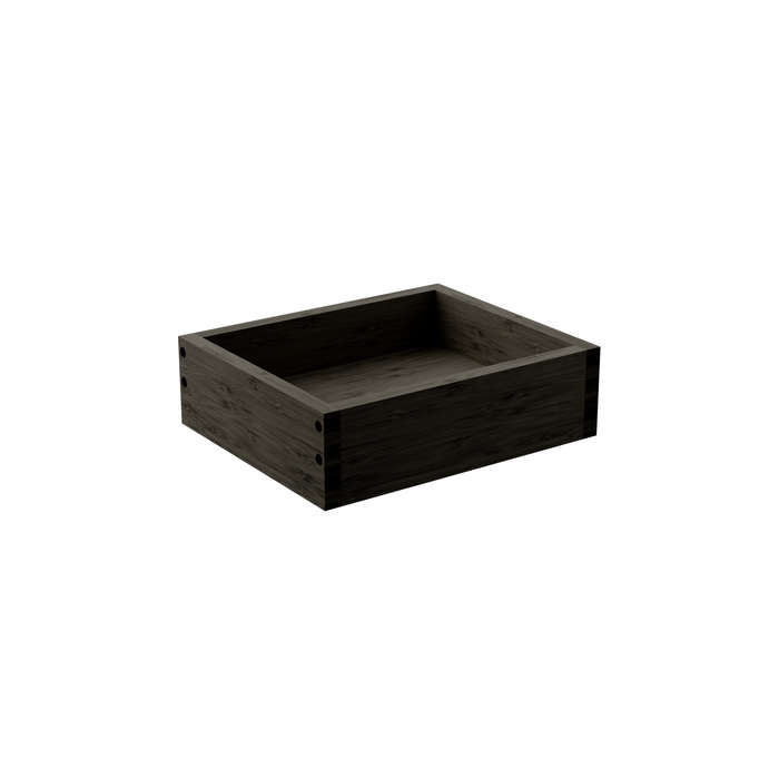 Black Bamboo Box Large 546 x 346 x 90mm