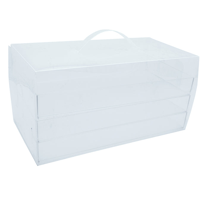 Clear Rectangular Picnic Carry Case