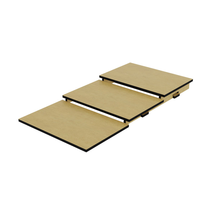 Three Tier HPL Riser 420 x 840mm