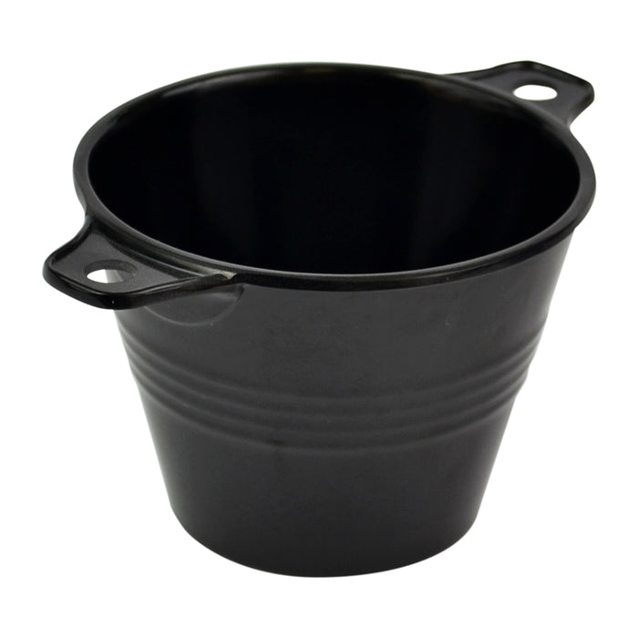 Black Melamine Ranch Pot - 151x110x80mm - 400ml