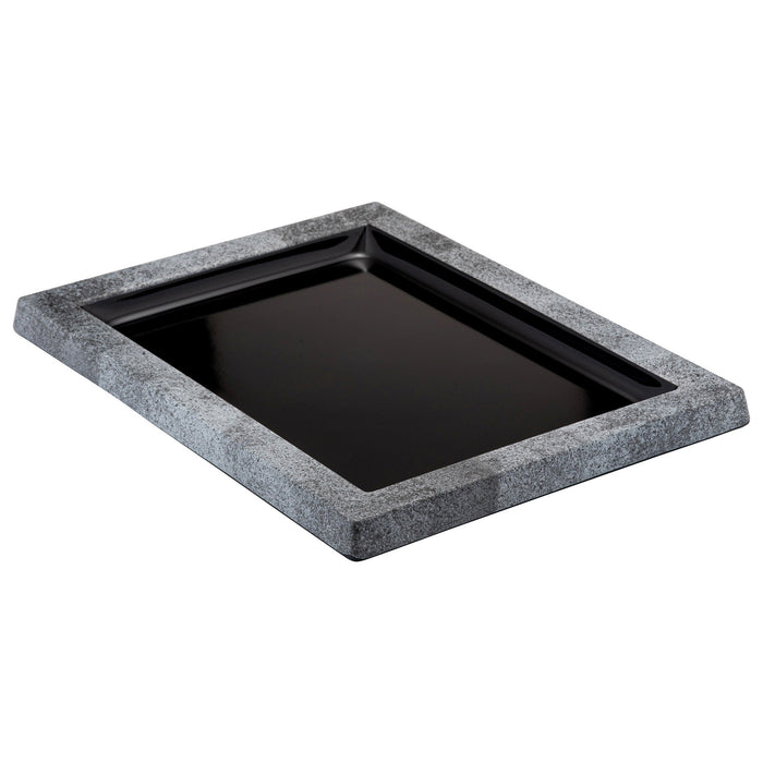 Urban/Black Melamine Tray
